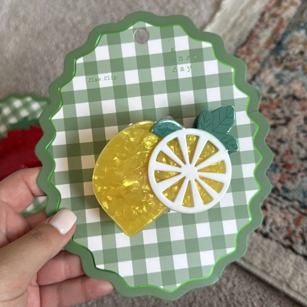 NEW- A New Day Fruit Hairclips